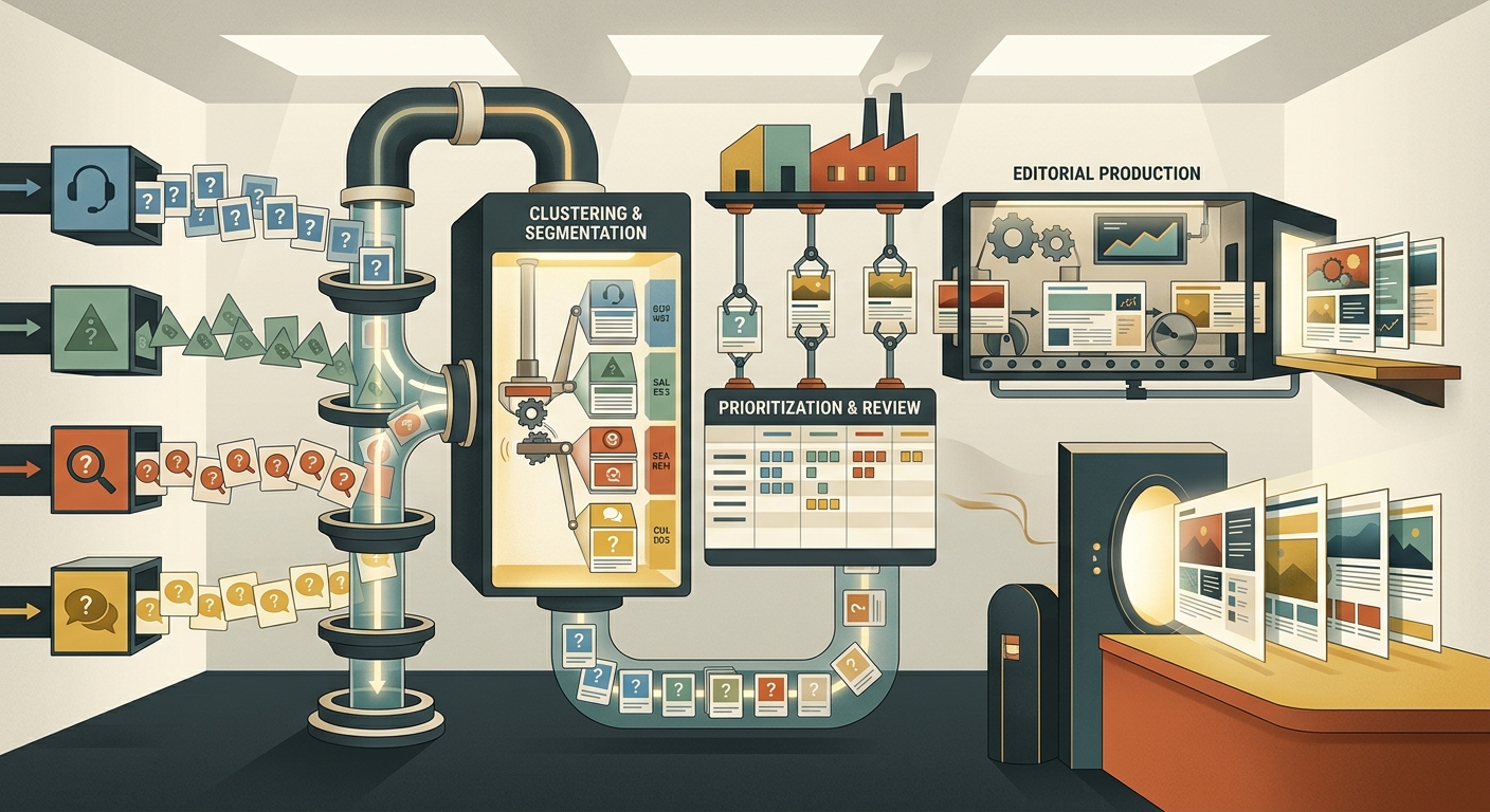 Turn Customer Questions Into an SEO Content Pipeline
