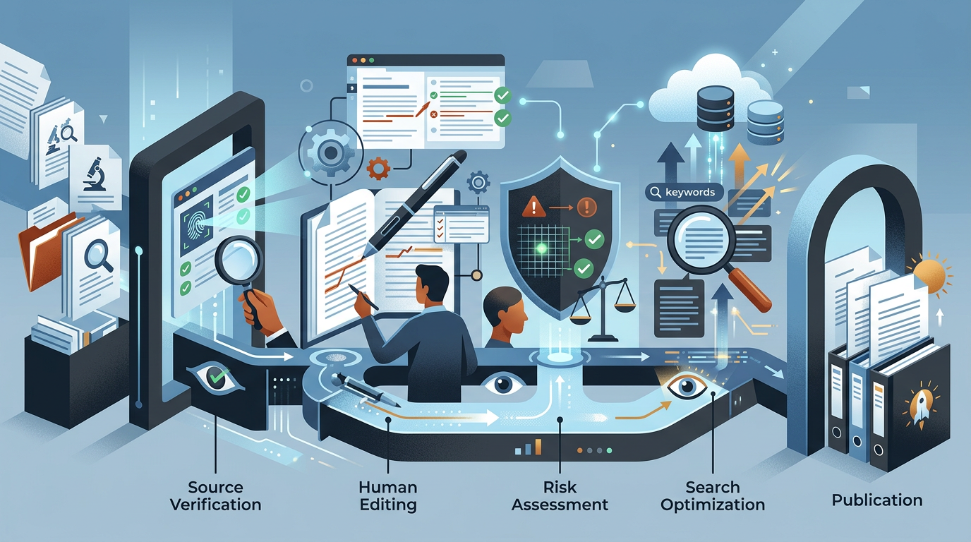 AI Content Quality-Control Workflow: A Practical System for Reliable Publishing